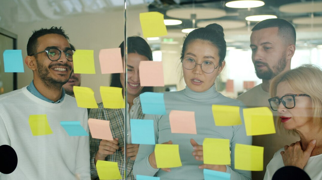 diverse team in meeting