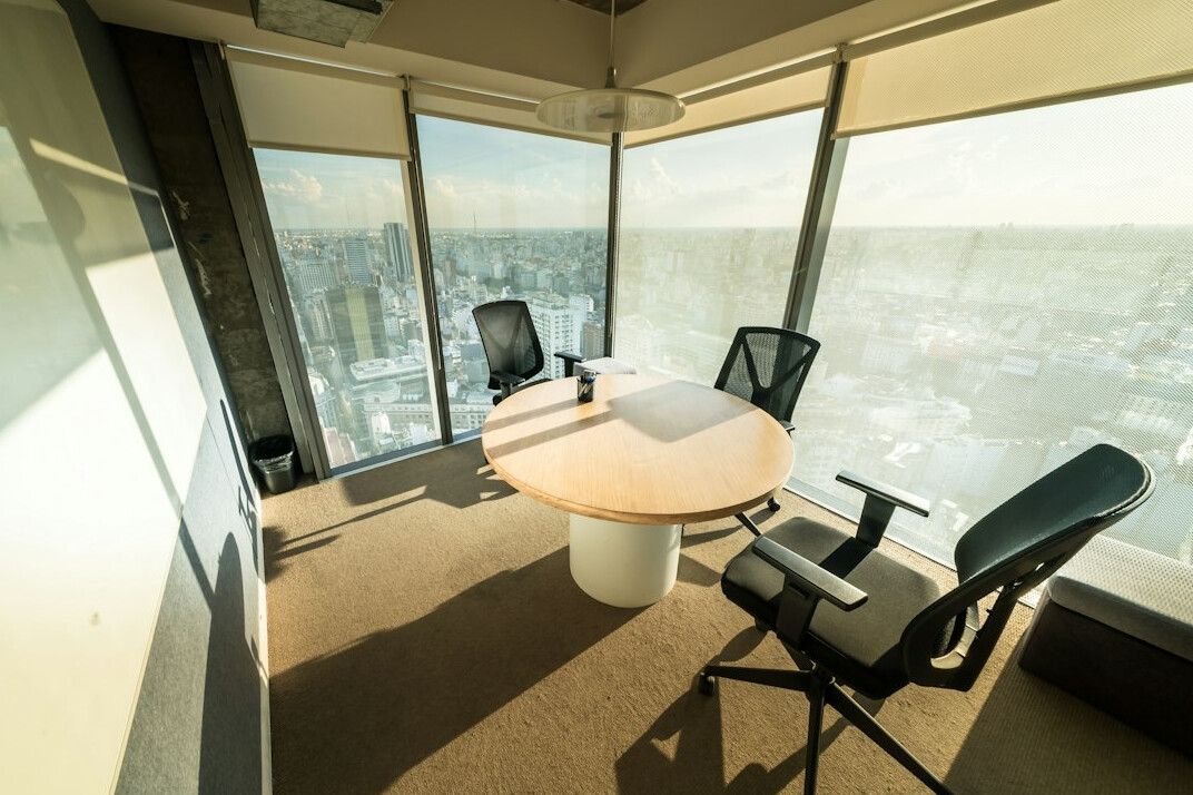 corporate boardroom meeting